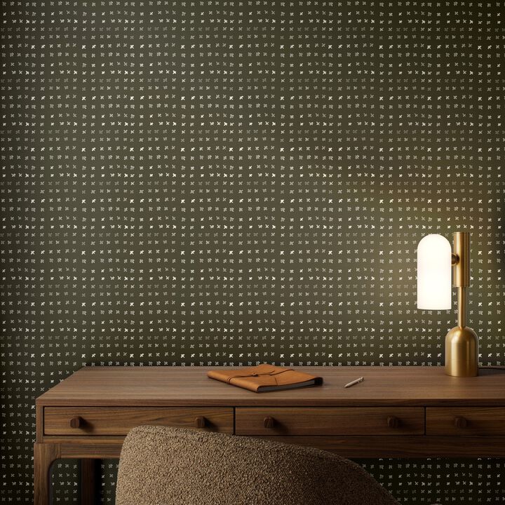 Bisous Wallpaper by Jess Engle - Bisous Olive II