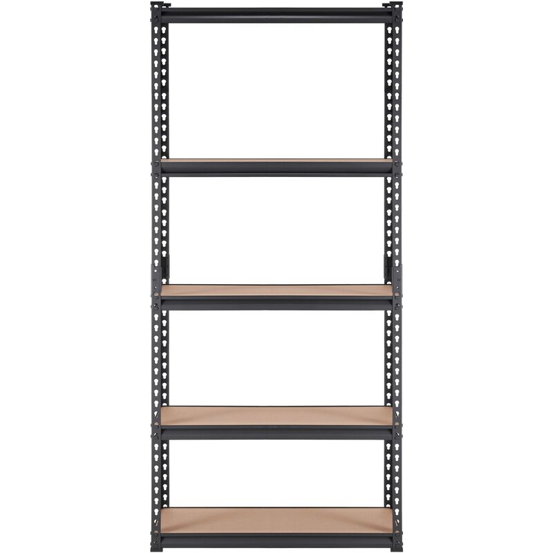 2000 Lbs 5 Tier Heavy Duty Garage Shelving 35 Inch Metal Utility Rack image number 0