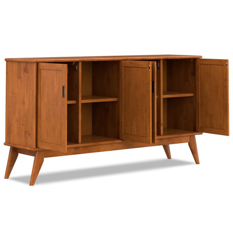 Muxzon Mid Century Solid Rubberwood Sideboard Buffet image number 3