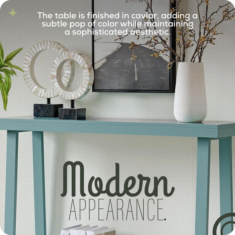 Kings Brand Furniture Emma Narrow Console Table with Lower Shelf Perfect for Sofa Table