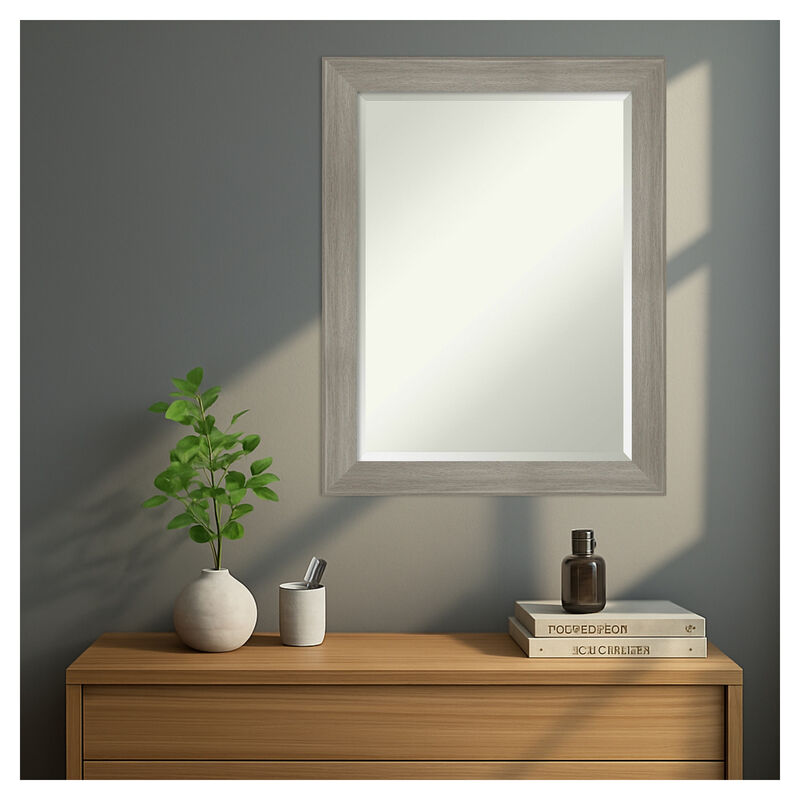 Grand Narrow Beveled Framed Wall Mirror image number 7