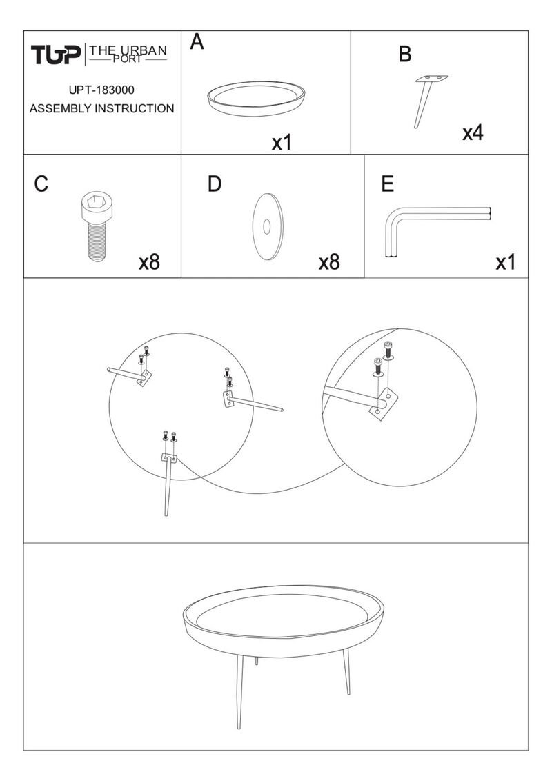 Gia Round Mango Wood Coffee Table With Splayed Metal Legs, Brown and Black