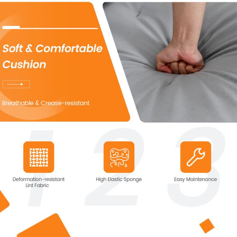 Hivvago Modular 3-Seat Sofa Couch with Socket USB Ports and Side Storage Pocket. image number 5