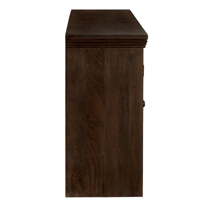 Alex Hamilton Hearst Sideboard 4-Door 4-Drawer in Barista Brown