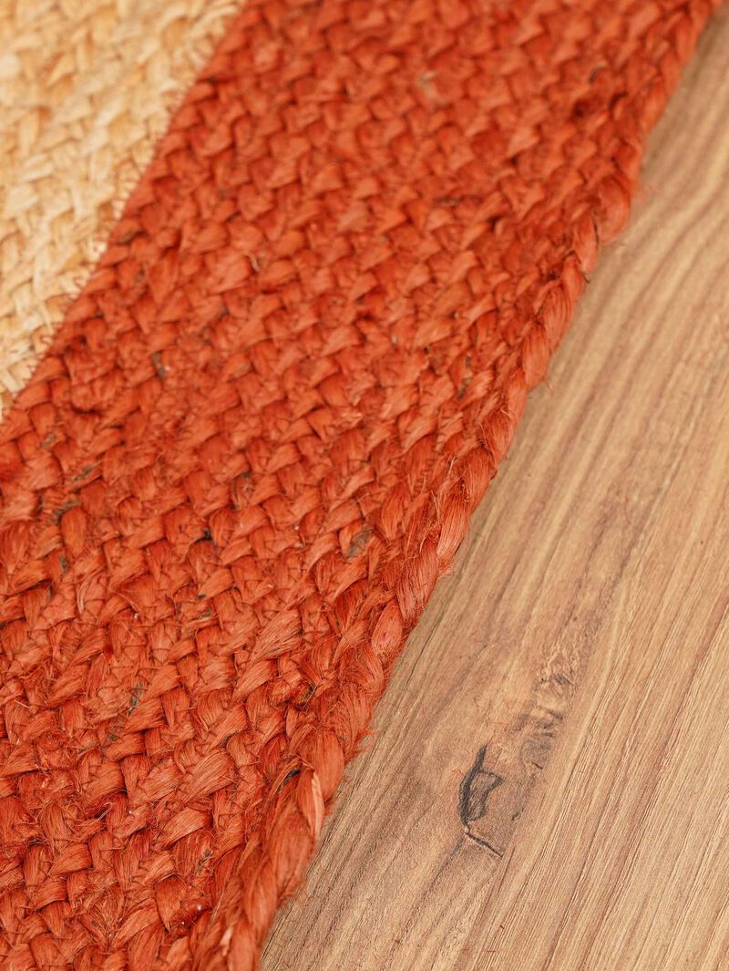 HAND WOVEN JUTE ECO-FRIENDLY AREA RUGS  - Contemporary Modern Pattern, High Pile, Natural Fiber, Outdoor Indoor Handmade Area Rugs for Living Room, Bed Room (J00025) image number 6