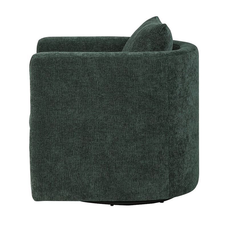 Comfort Pointe Sheldon Kelly Green  Swivel Barrel Chair