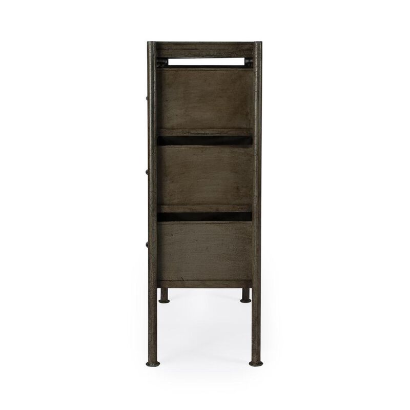 Butler Specialty Company Cameron Industrial Chic Drawer Chest, Bronze