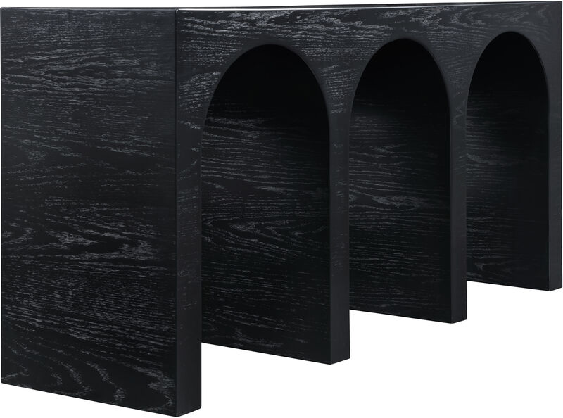 Meridian Furniture June Black Oak Console Table image number 4
