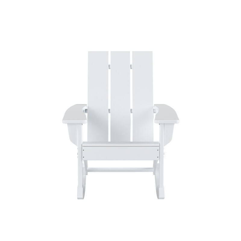WestinTrends Modern Adirondack Outdoor Rocking Chair (Set of 4)