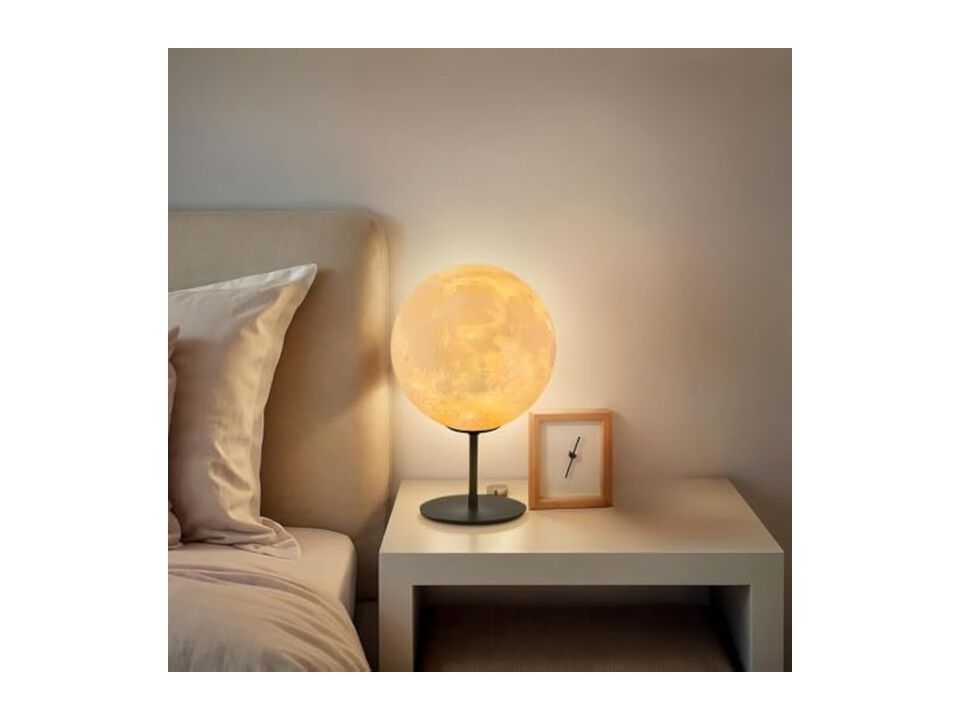Dimmable LED Moon Desk Lamp For Living Room Bedroom Office
