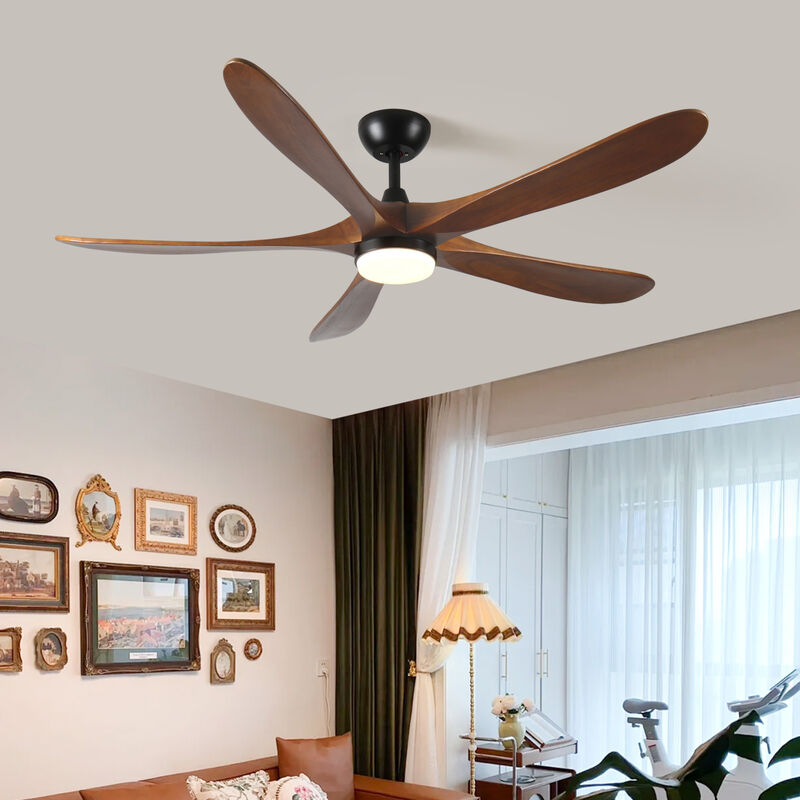 ELEMENT ACE Contemporary 52-Inch Ceiling Fan with LED Light Kit and Remote Control for Year-Round Comfort image number 3