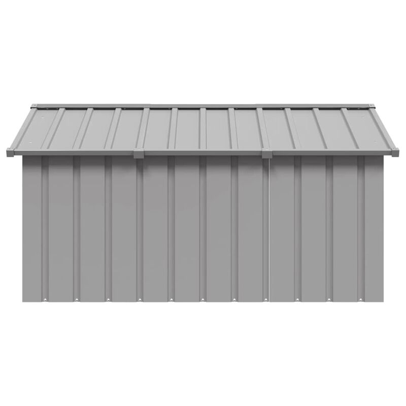 Dog House Gray 45.9"x60.2"x32.1" Galvanized Steel