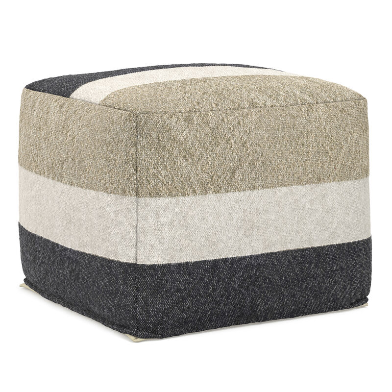 Simpli Home Claudette Square Pouf image number 0