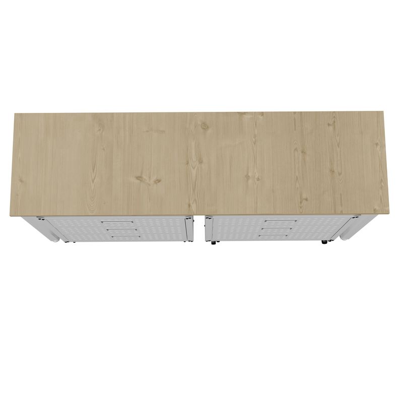 Fortress White 3-Piece Garage Set