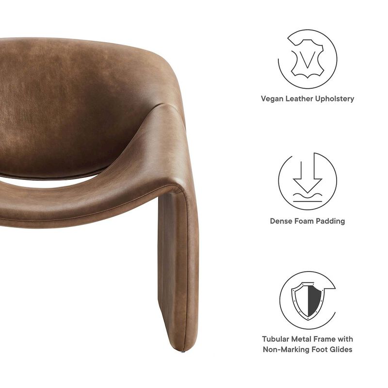 Vivi Vegan Leather Accent Chair image number 1