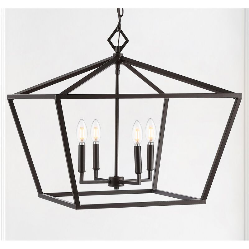 Gatsby Adjustable Iron Rustic Glam LED Pendant