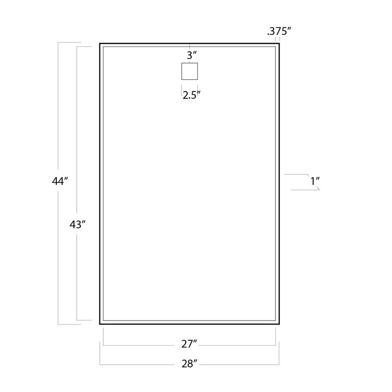 Hanging Rectangle Mirror image number 4