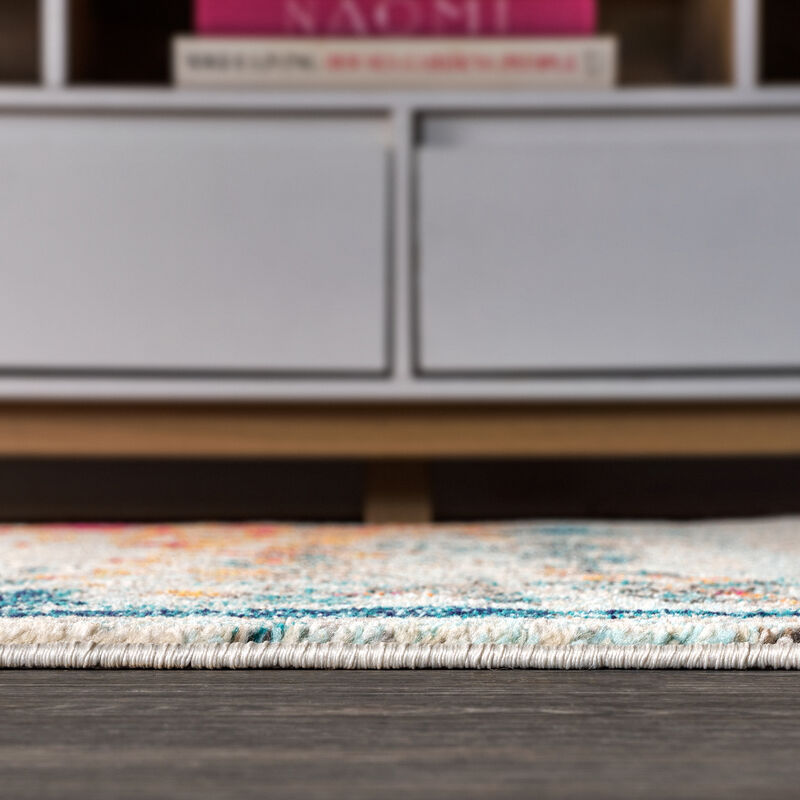 Contemporary Pop Modern Abstract Brushstroke Area Rug