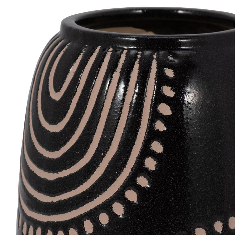 9" Tribal Arch Vase image number 3