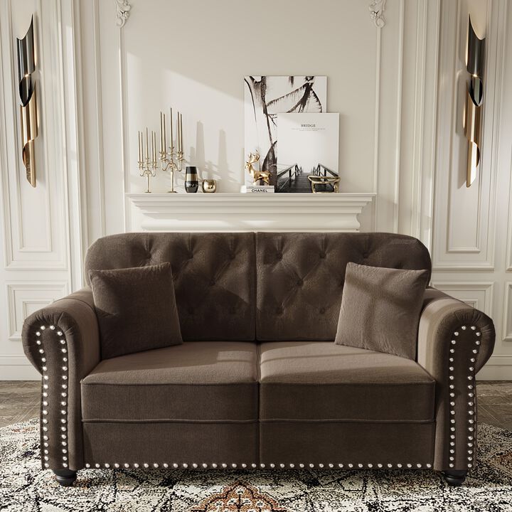 Besfan Chesterfield Loveseat