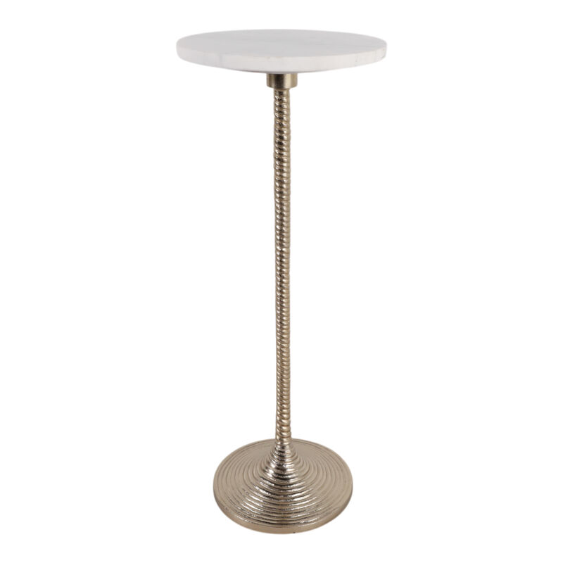 White Banswada Marble Top Drink Table image number 3