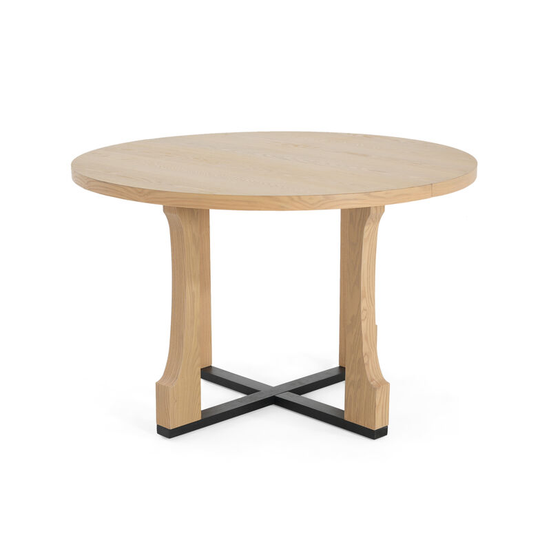 Merax Round Farmhouse Dining Table
