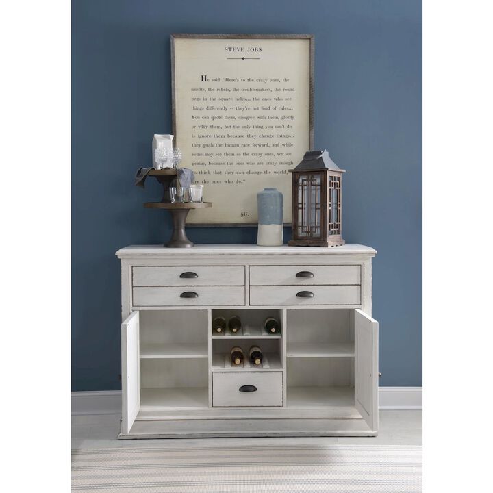 Legacy Classic Cottage Park Credenza (5 Drawers, 2 Doors, 1 Adj. Shelf Each)