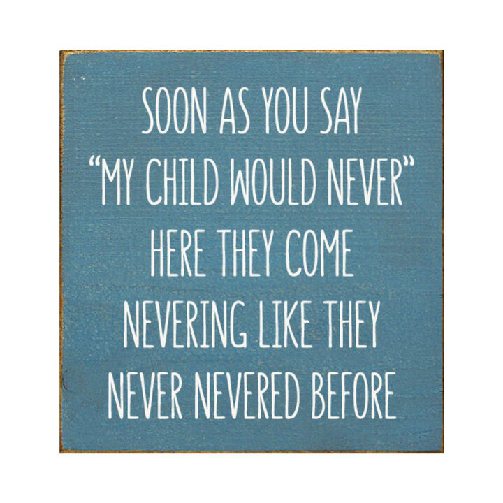 Parent Life Wood Sign Rustic Wooden Wall Decor with Humorous Family Quote