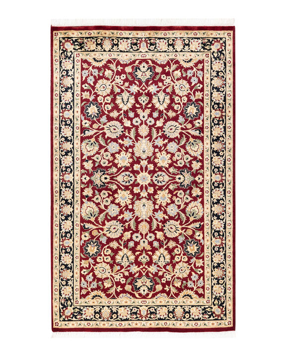 Mogul, One-of-a-Kind Hand-Knotted Area Rug  - Red, 3' 2" x 5' 3"