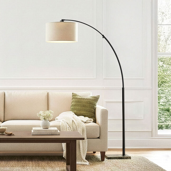Logan Black LED Floor Lamp