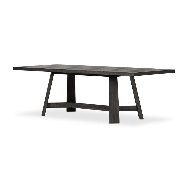 Munich 96" Ebony Oak Dining Table