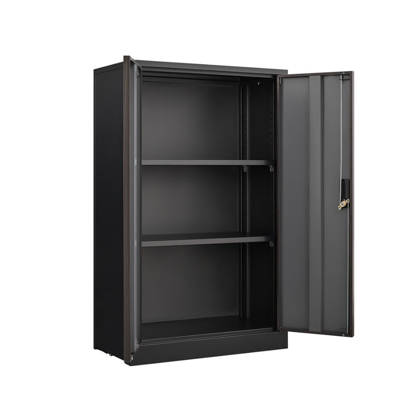 Metal Locker Storage Cabinet &ndash; Lockable Adjustable Shelf for Office, Garage, School image number 1