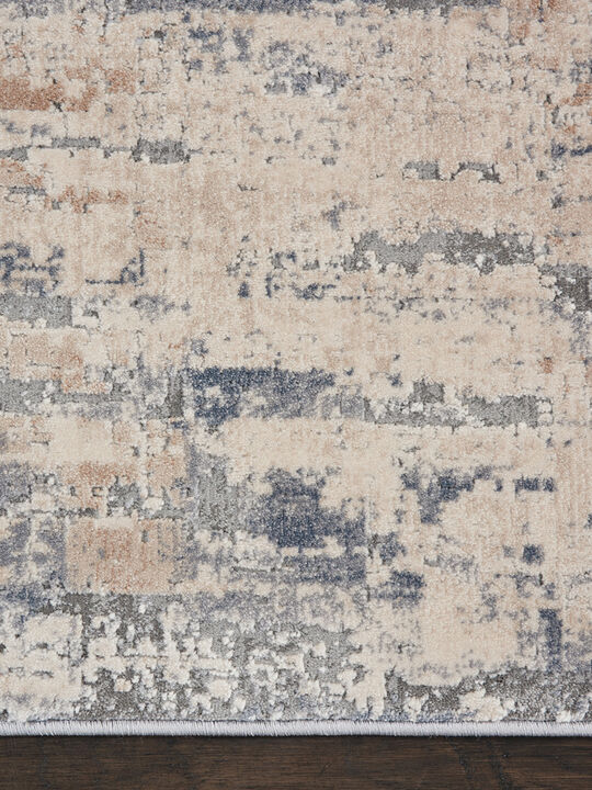 Rustic Textures RUS04 Beige/Gray 2'2" x 7'6" Rug
