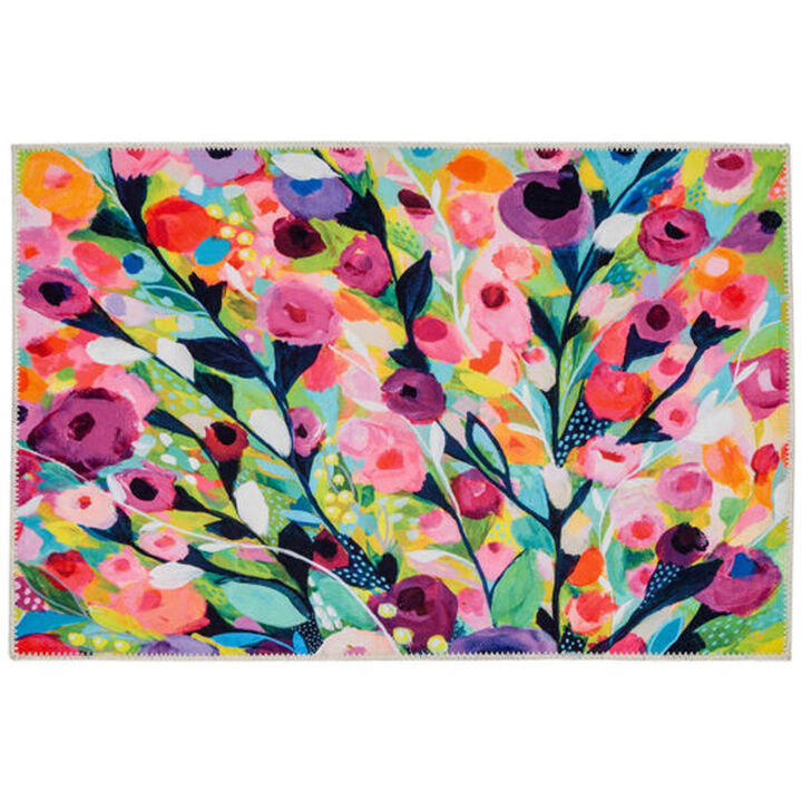 Olivia's Home Blossoming Portrait Indoor/Outdoor Decorative Accent Rug - 22"x32"