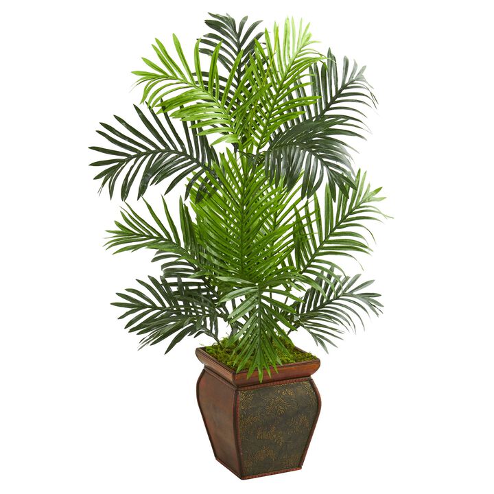 HomPlanti 3' Paradise Palm Artificial Tree in Decorative Planter