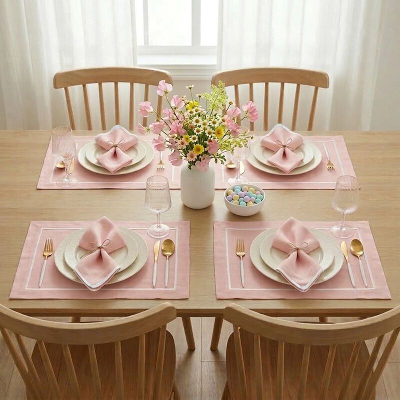 Linen Placemats Set of 4 image number 4