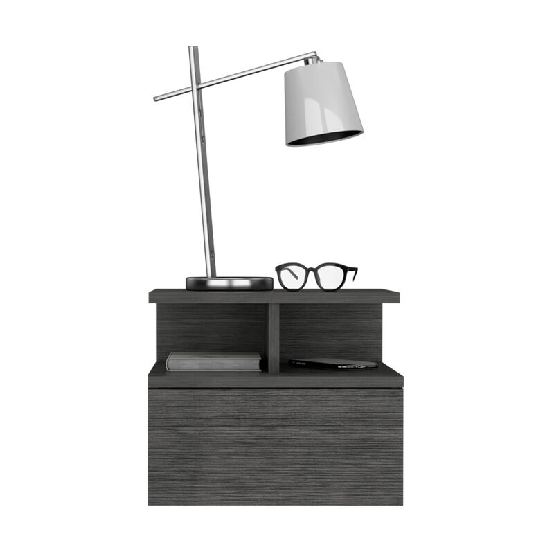 Nightstand Floating Flopini, Bedroom, Smoky Oak