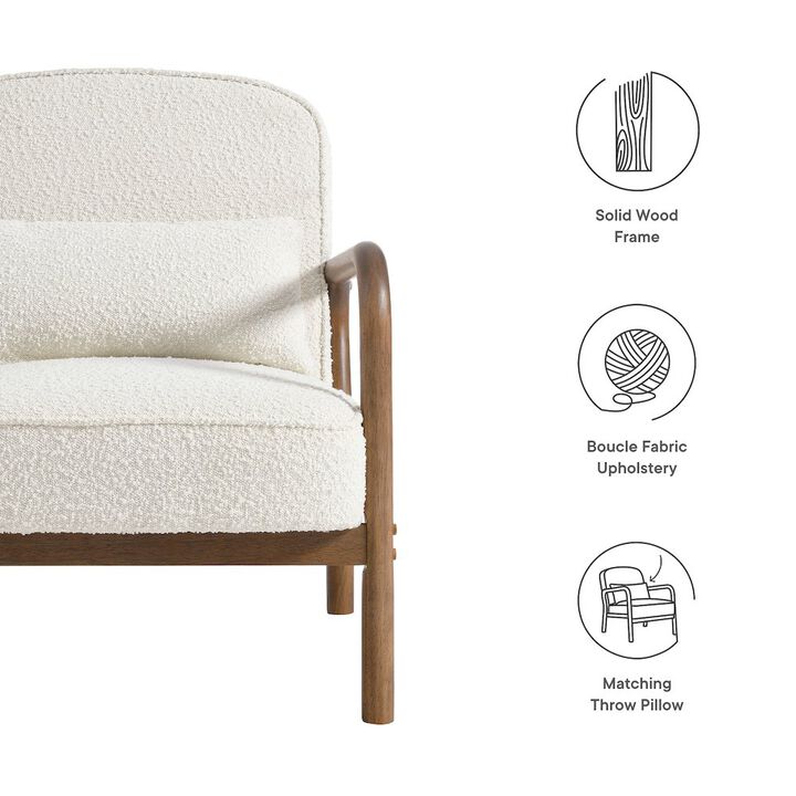 Charlie Boucle Upholstered Armchair