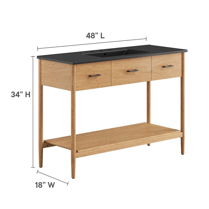 Zaire 48" Single Sink Bathroom Vanity image number 2