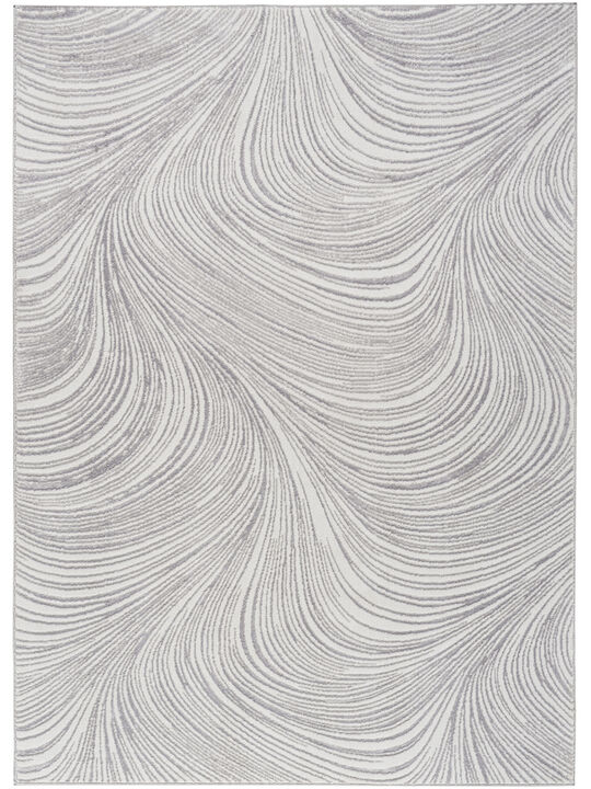 Central Park West CEP02 Gray 6' x 9' Rug