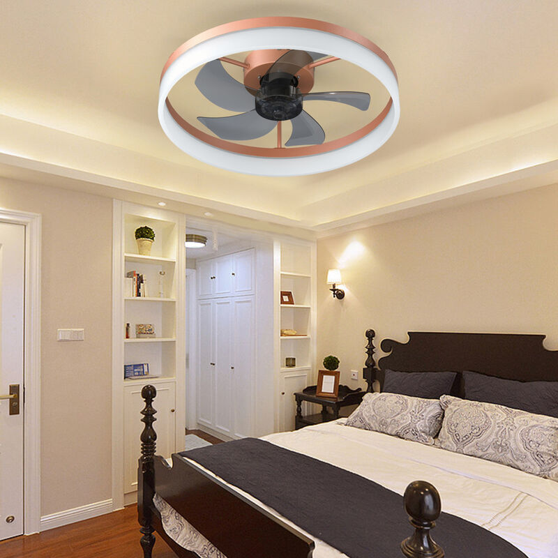 ELEMENT ACE Modern Ceiling Fan with Integrated Dimmable LED Lighting image number 3
