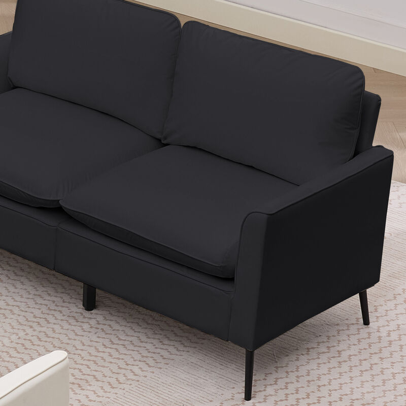 GOODSILO Comfortable Upholstered Single Sofa Armchair Leisure Accent Seating image number 5