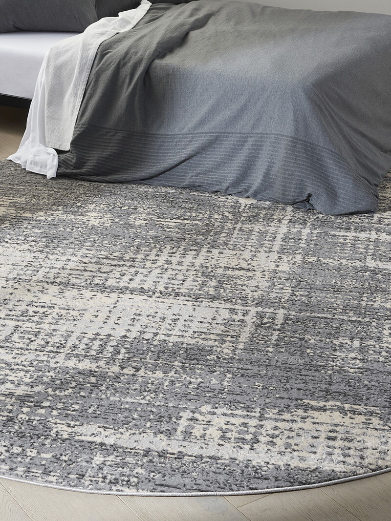 CK950 Rush CK953 Gray/Beige 8' x Round Rug