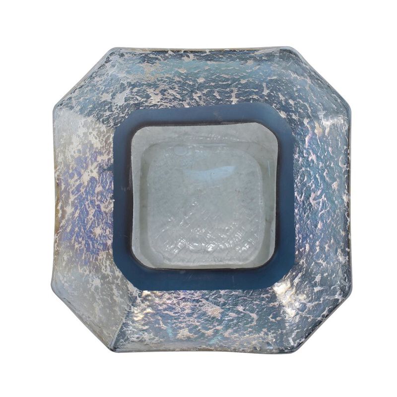 Howard Elliott Lonsdale Iridescent Low Glass Vase image number 3