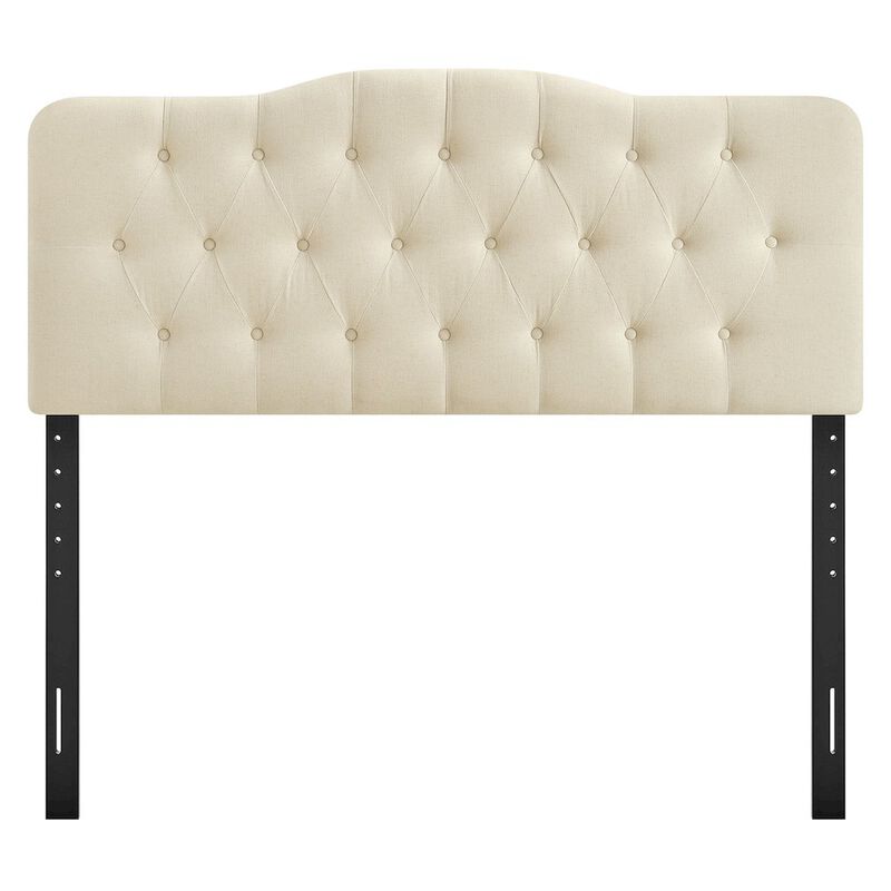 Annabel Premium Linen Blend Full Headboard image number 3