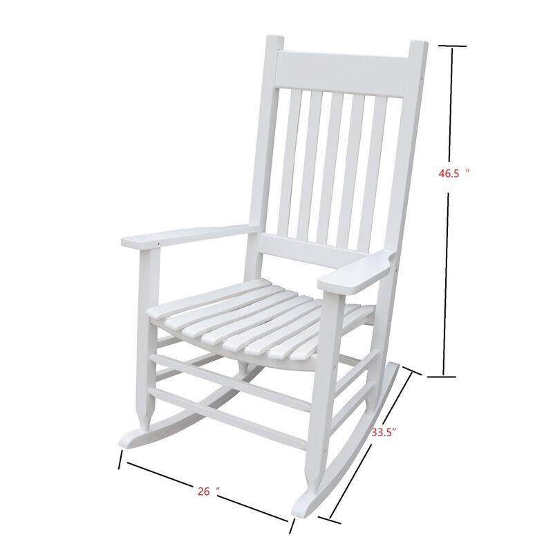 Streamdale Wooden Porch Rocker Chair