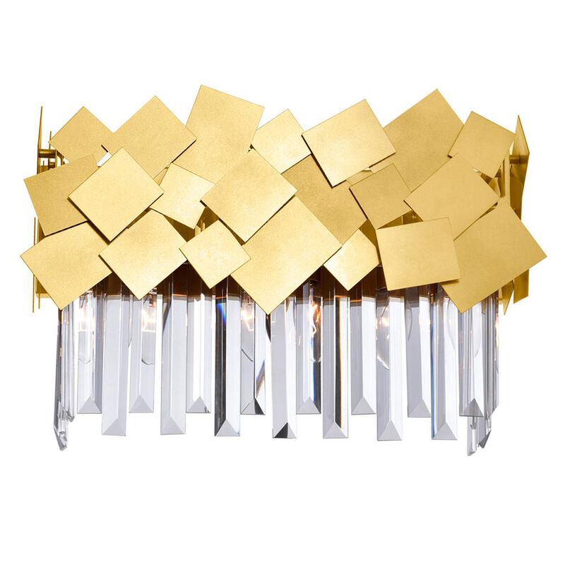 CWI Lighting Panache 3 Light Vanity Light With Medallion Gold Finish