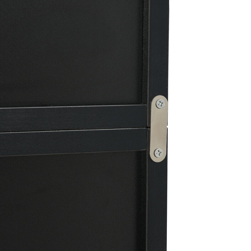 70.9 in.Tall Wood 4-Shelf Standard Bookcase with Shelves (Set of 2)