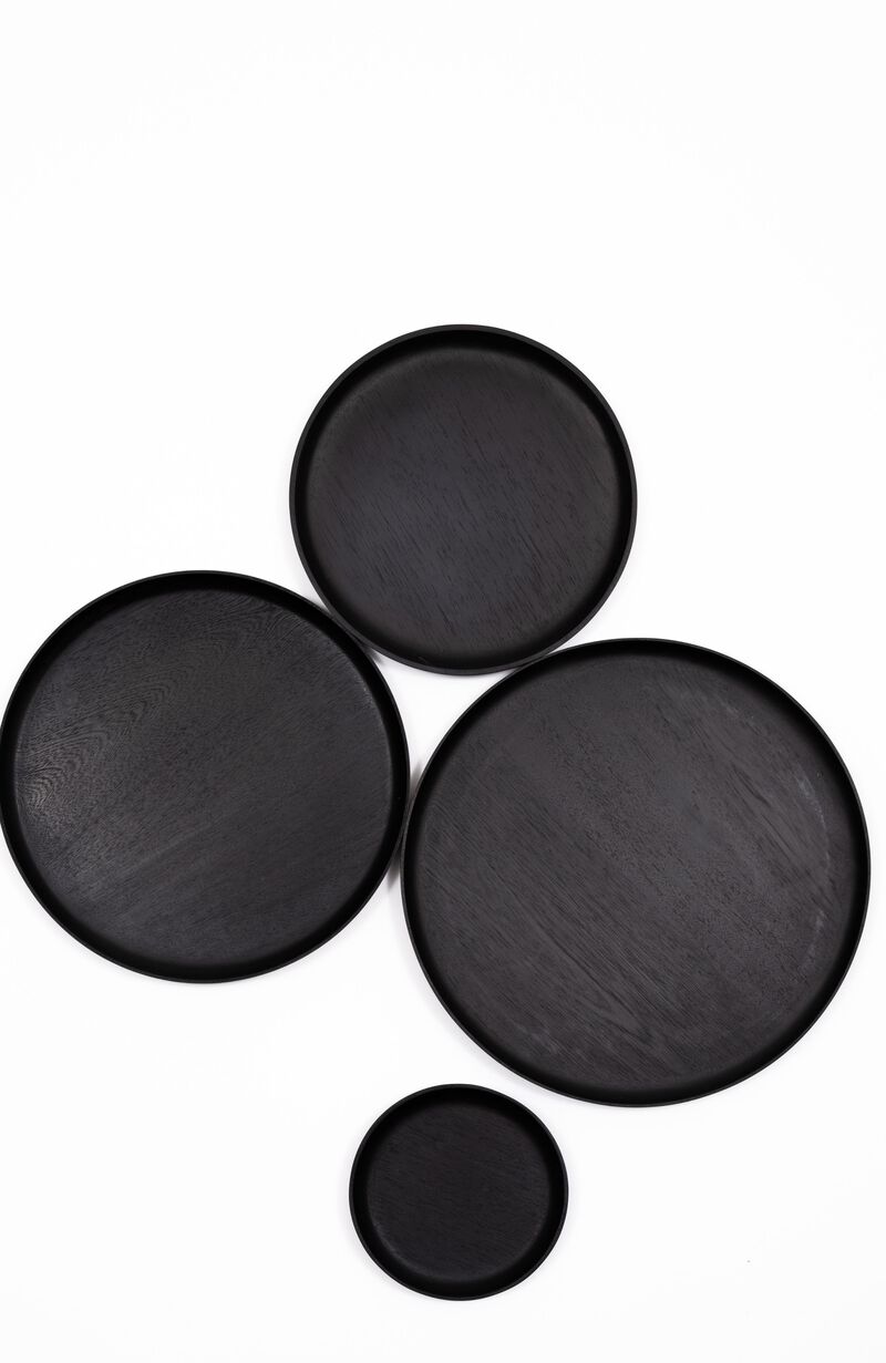 Rosa Morada Wooden Small Plate