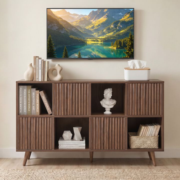 Salpra Bookcase 8 Cube Storage Organizer
